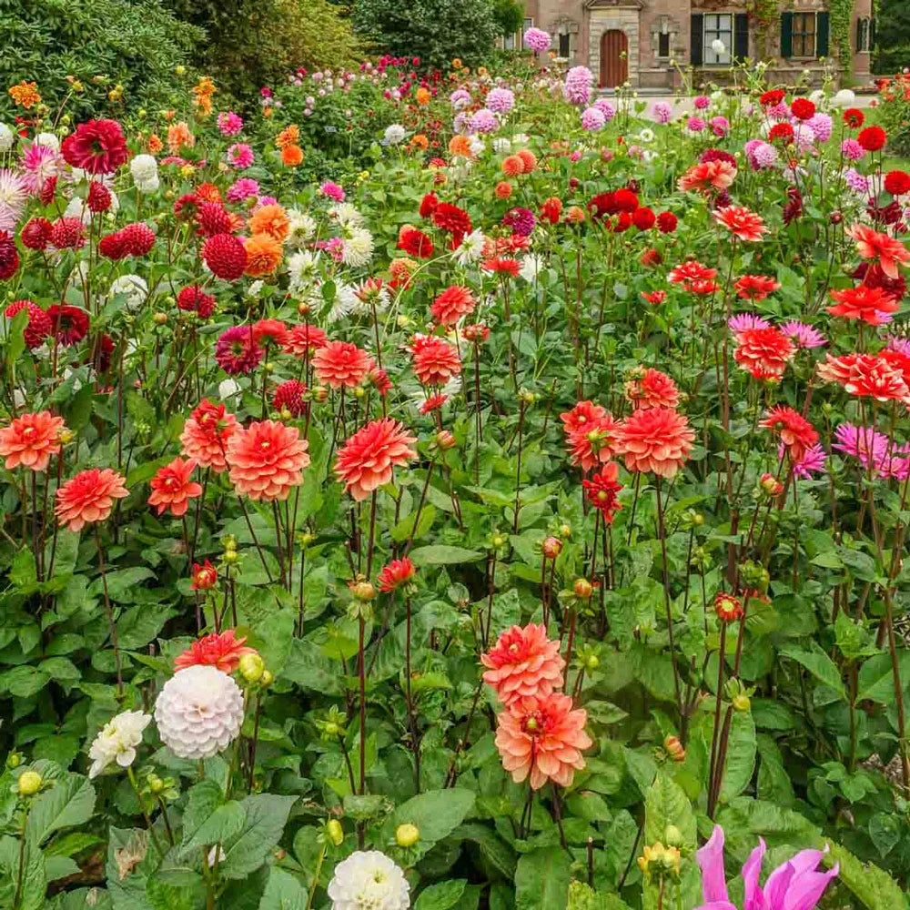 dahlia plant indoor Colorful Decorative Dahlia Mix